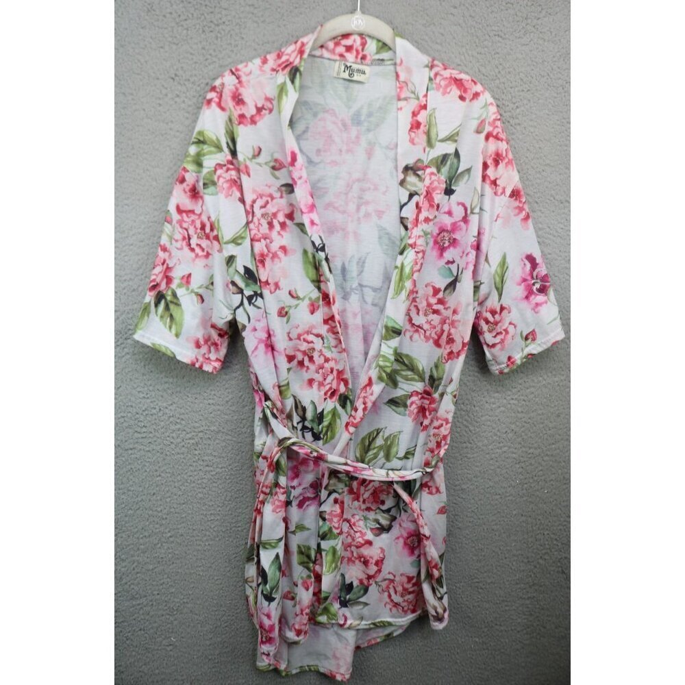 Show Me Your Mumu Short Sleeve Belted Floral Gown-Size One Size-Cottagecore
